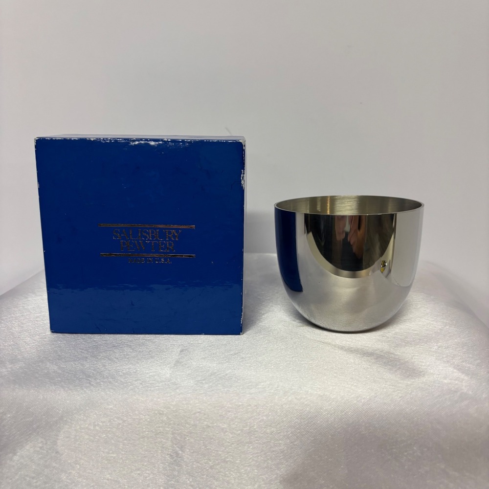 Salisbury Pewter Jefferson Cup 7 oz. Barware Drinkware New in Box